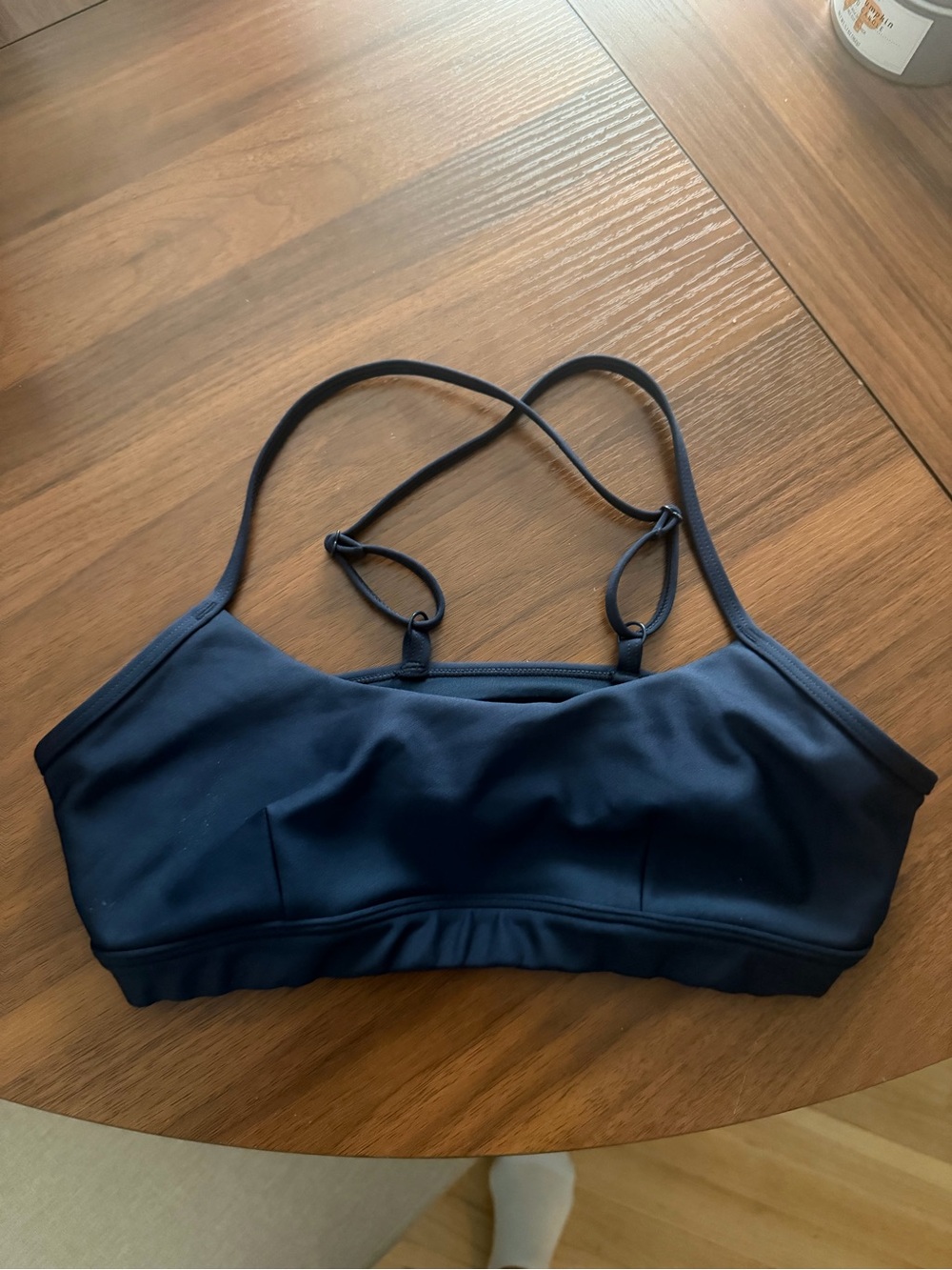 ALO Yoga Navy Strappy Sports Bralette